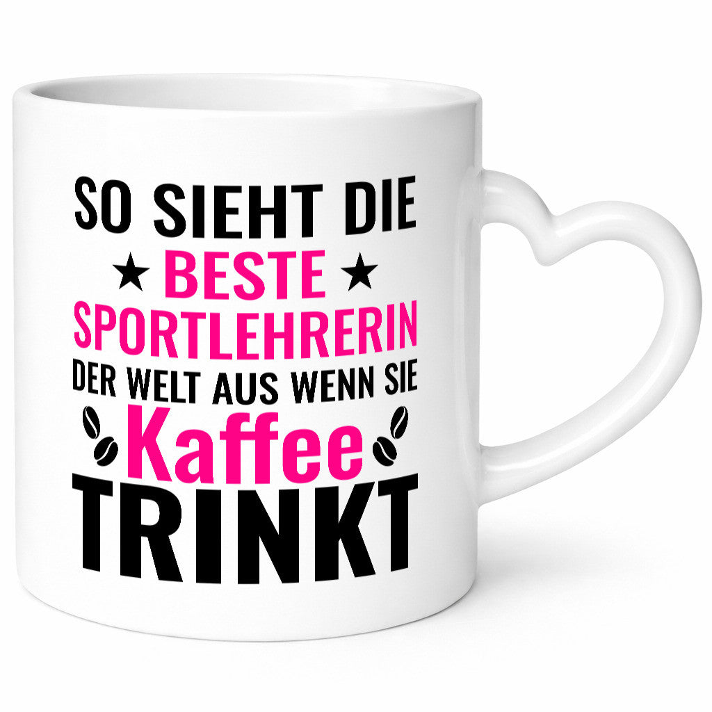 Kaffee trinkt: Sportlehrerin | Lehrer Sport lustig Humor Geschenkidee Geschenk