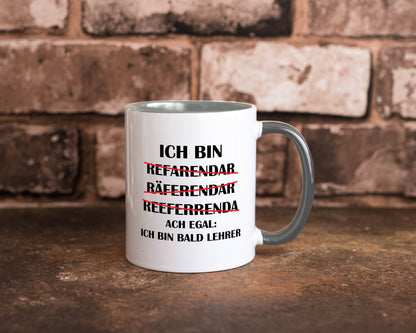 Ich bin bald Lehrer | Rechtschreibfehler lustig Humor Geschenkidee Geschenk