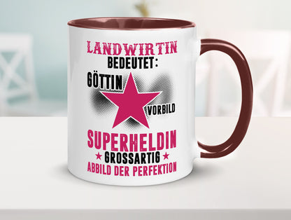 Bedeutung von Landwirtin| Bäuerin | Landwirtschaft lustig Humor Geschenkidee