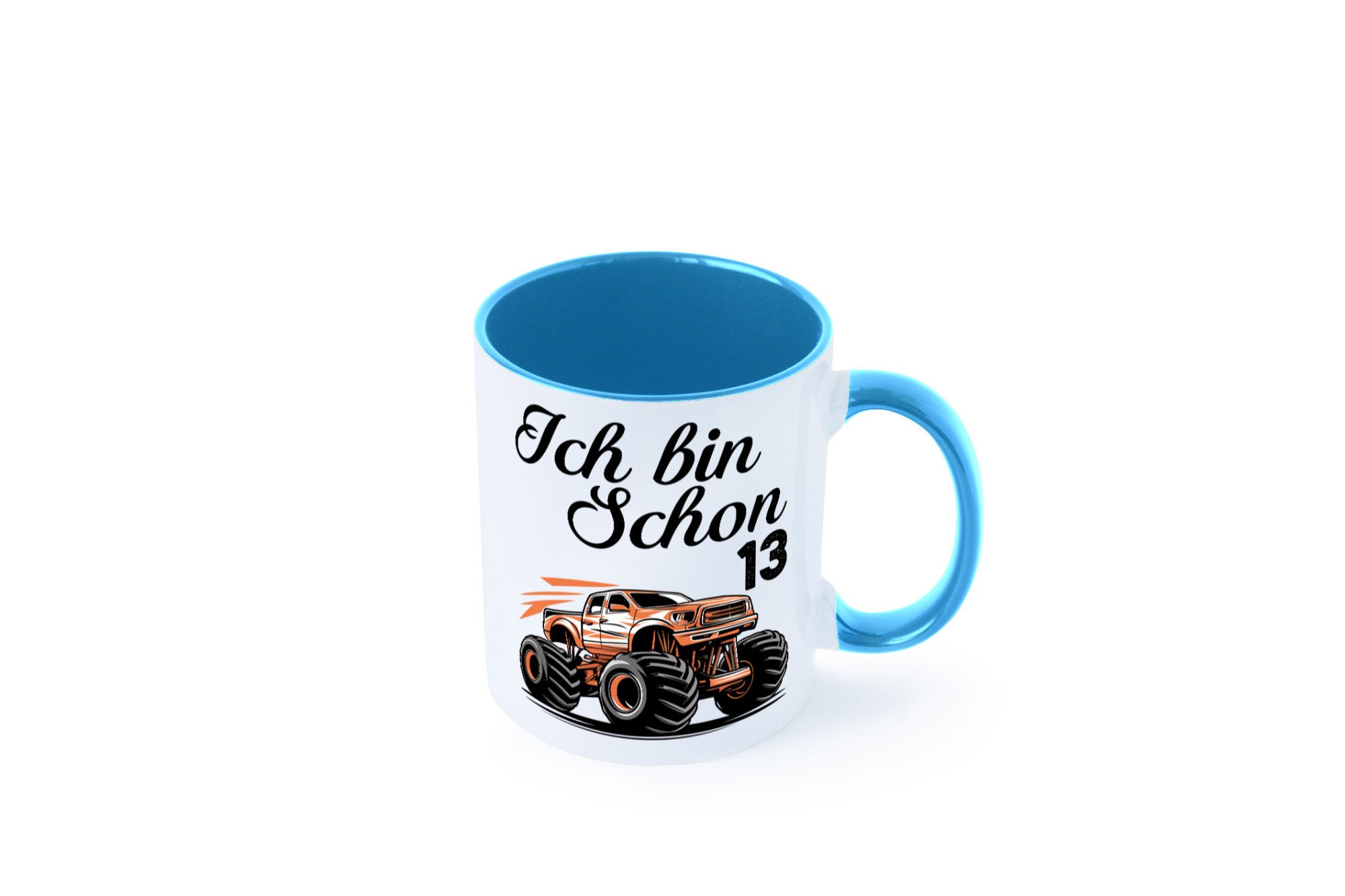 13. Geburtstag | Monster truck 13 Jahre Geschenkidee Humor Tasse
