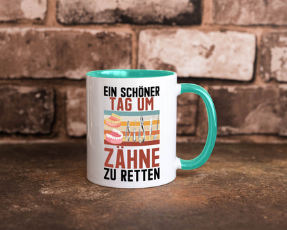 Ein schöner Tag um zähne zu retten | Zahnarzt Geschenk Humor Geschenkidee