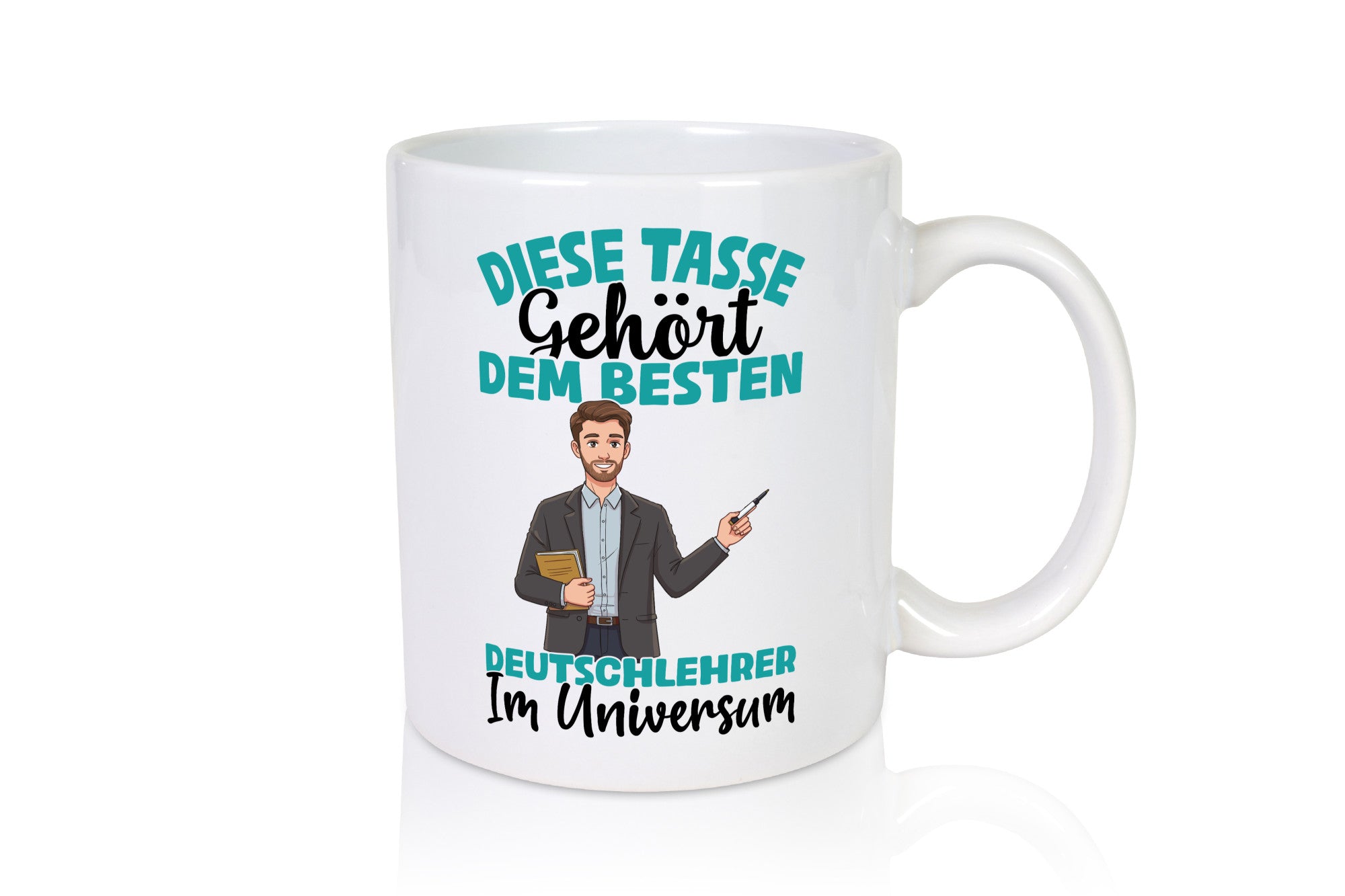 Im Universum: Deutschlehrer | Lehrer Schule lustig Humor Geschenkidee Geschenk