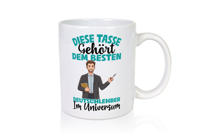 Im Universum: Deutschlehrer | Lehrer Schule lustig Humor Geschenkidee Geschenk