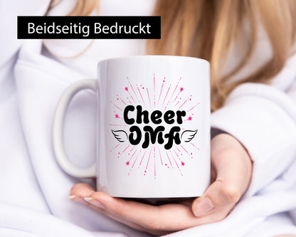 Cheer Oma | Beste Großmutter Geschenkidee Familie Humor Tasse
