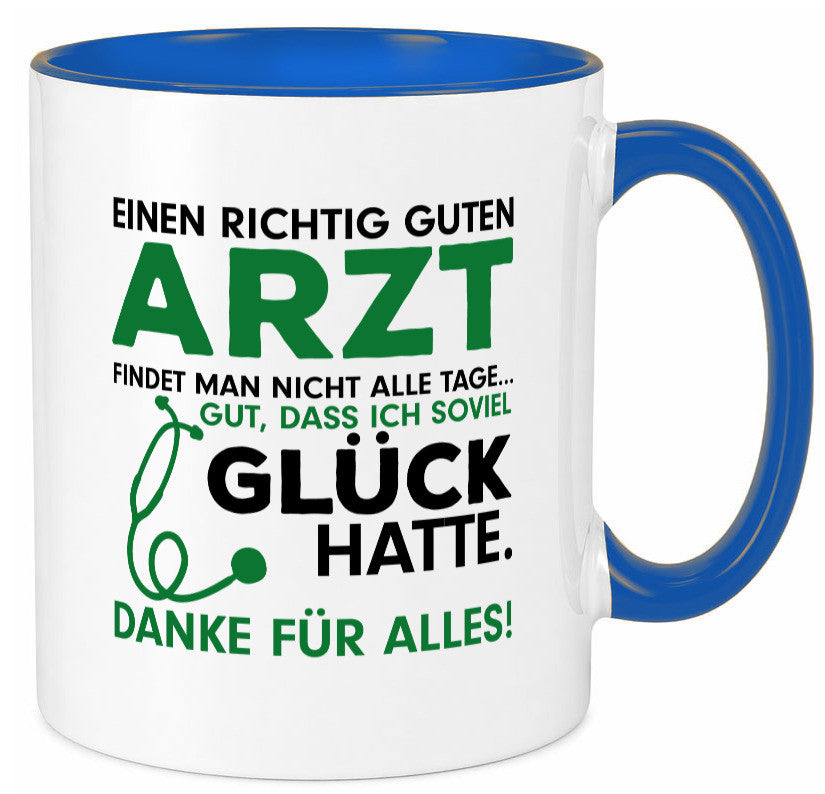 Richtig guter Arzt | Dankeschön Tasse Ã„rzte Spruch Geschenk Humor Geschenkidee