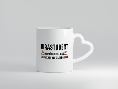 Jura student | Ansprechen auf eigener gefahr Prüfung Humor Geschenkidee Tasse
