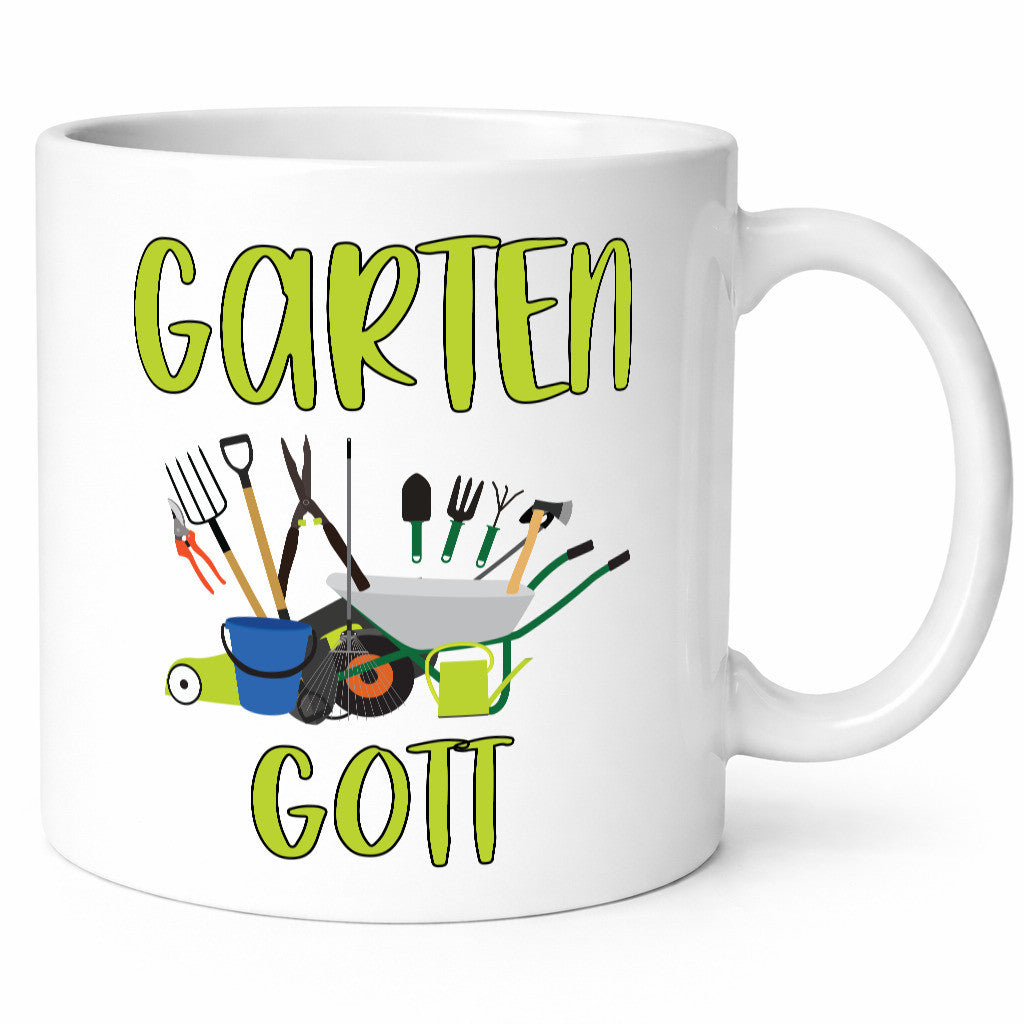 Garten Gott | Gärtner Gartenarbeit Humor Arbeit Kollegen Büro Geschenkidee Tasse