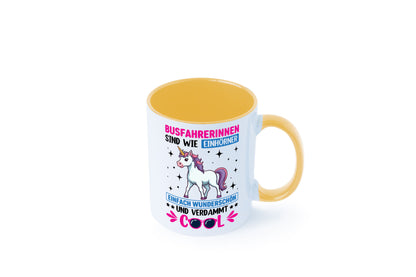 Bussfahrerinen sind wie einhorner | Einhorn Bussfahrerin Geschenkidee Humor
