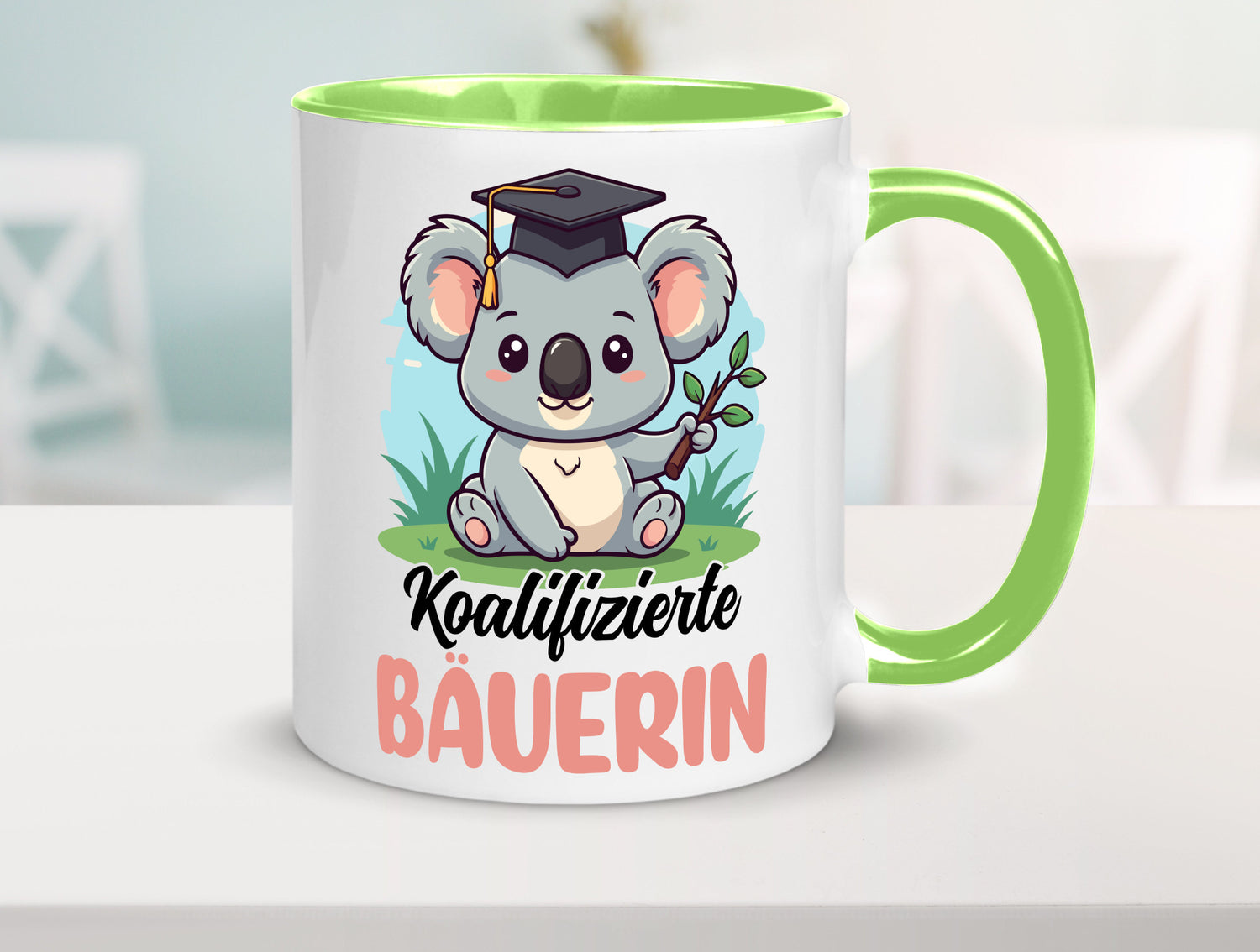 Koalifizierte Bäuerin | Bauernhof Landwirtschaft lustiger Spruch Geschenk Humor