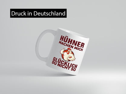 Hühner Tasse | Spruch witziges Huhn Bauer Humor Geschenkidee