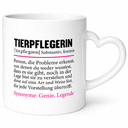 Tierpflegerin | Pflegeberuf Tierheim Spruch Beruf lustiger Geschenk Arbeit