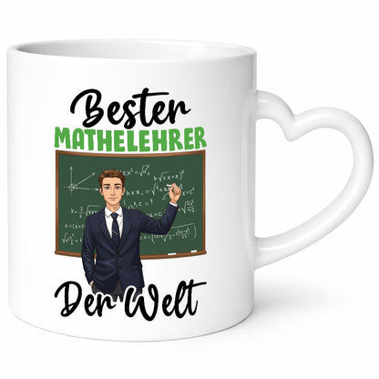 Bester Mathelehrer | Lehrer Mathe v2 lustiger Spruch Geschenk Humor