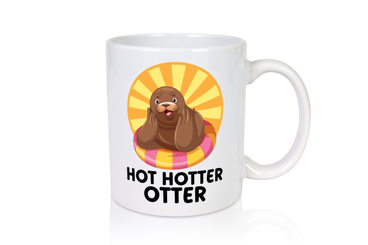 Hot Hotter Otter | Otterliebe lustig Humor Geschenkidee Geschenk Tasse