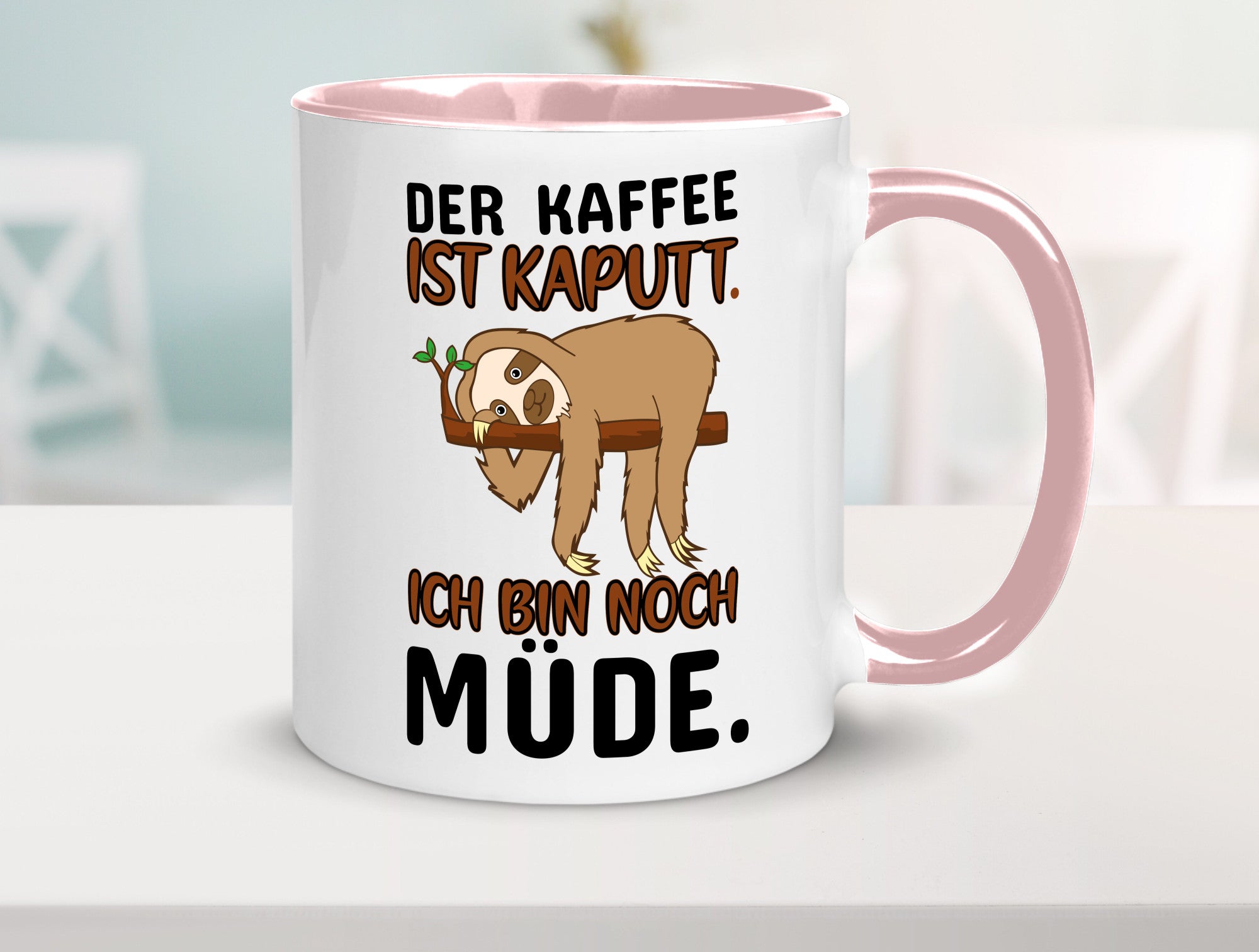 Der Kaffee ist kaputt v2 Geschenk Humor Geschenkidee lustiger Spruch Tasse