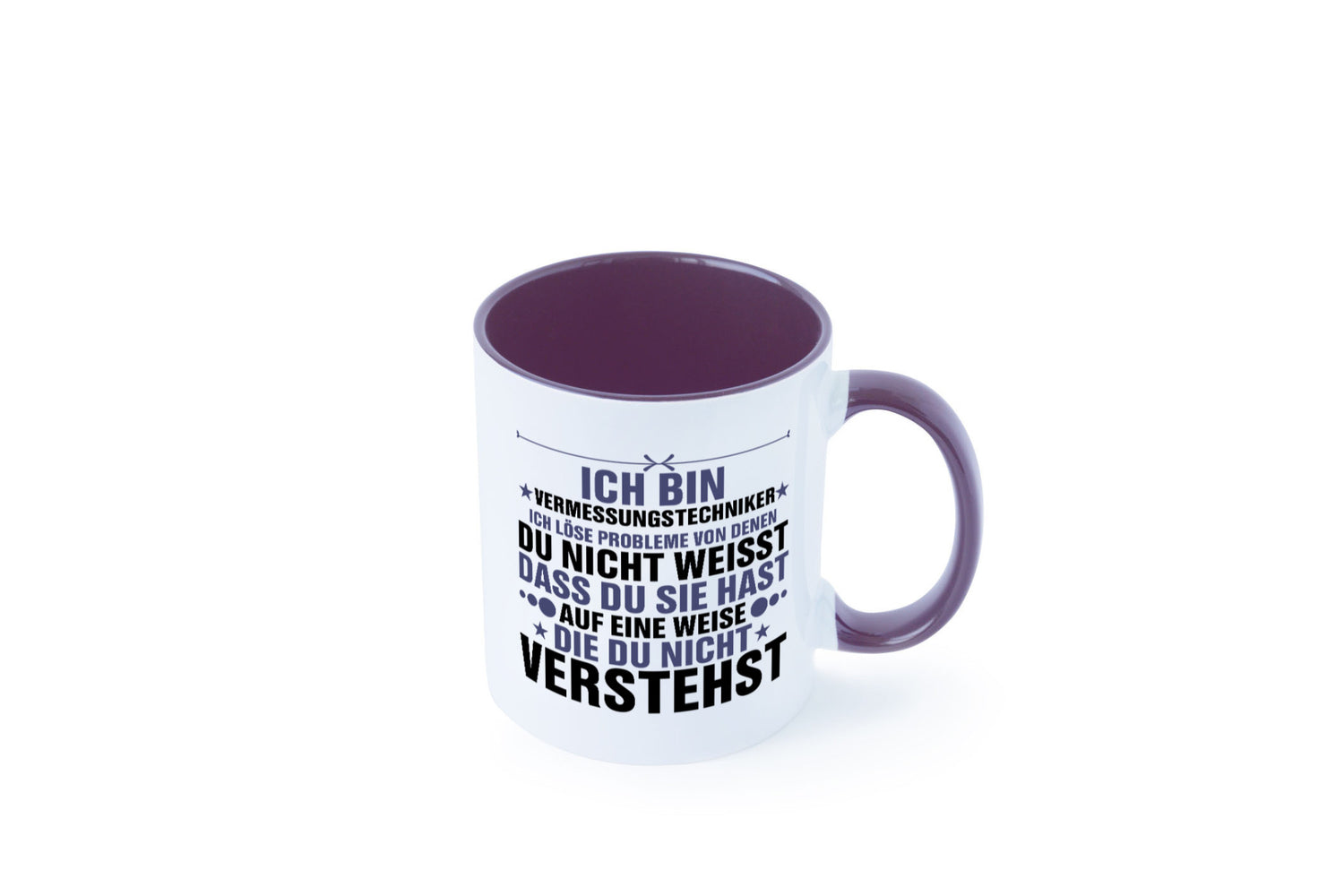 Löse Probleme: Vermessungstechniker | Techniker Humor Geschenkidee Tasse