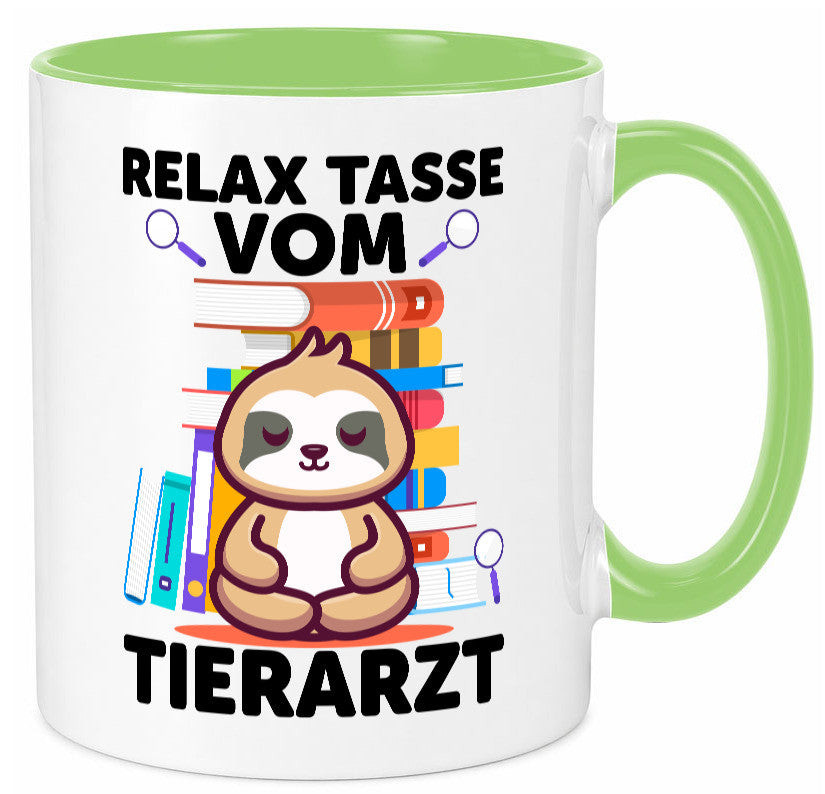 Relax Tasse: Tierarzt | Tiermedizin Mediziner Geschenkidee Tierliebhaber Humor