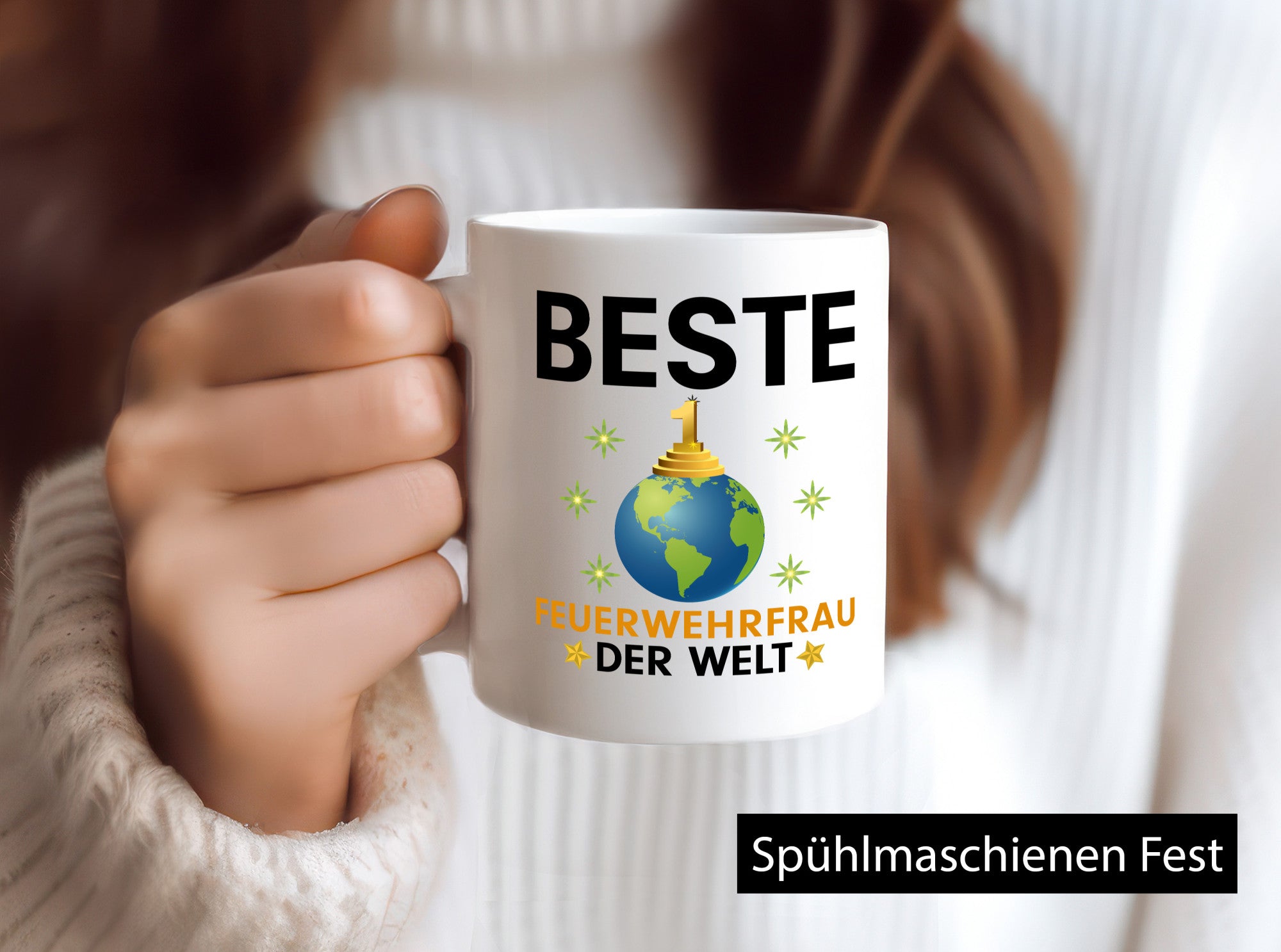 Welt Beste Feuerwehrfrau | Feuerwehr Geschenk Humor Geschenkidee lustiger