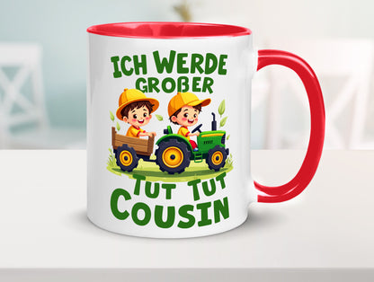 Ich werde Großer Cousin | Familie Bauer lustiger Spruch Geschenk Geschenkidee