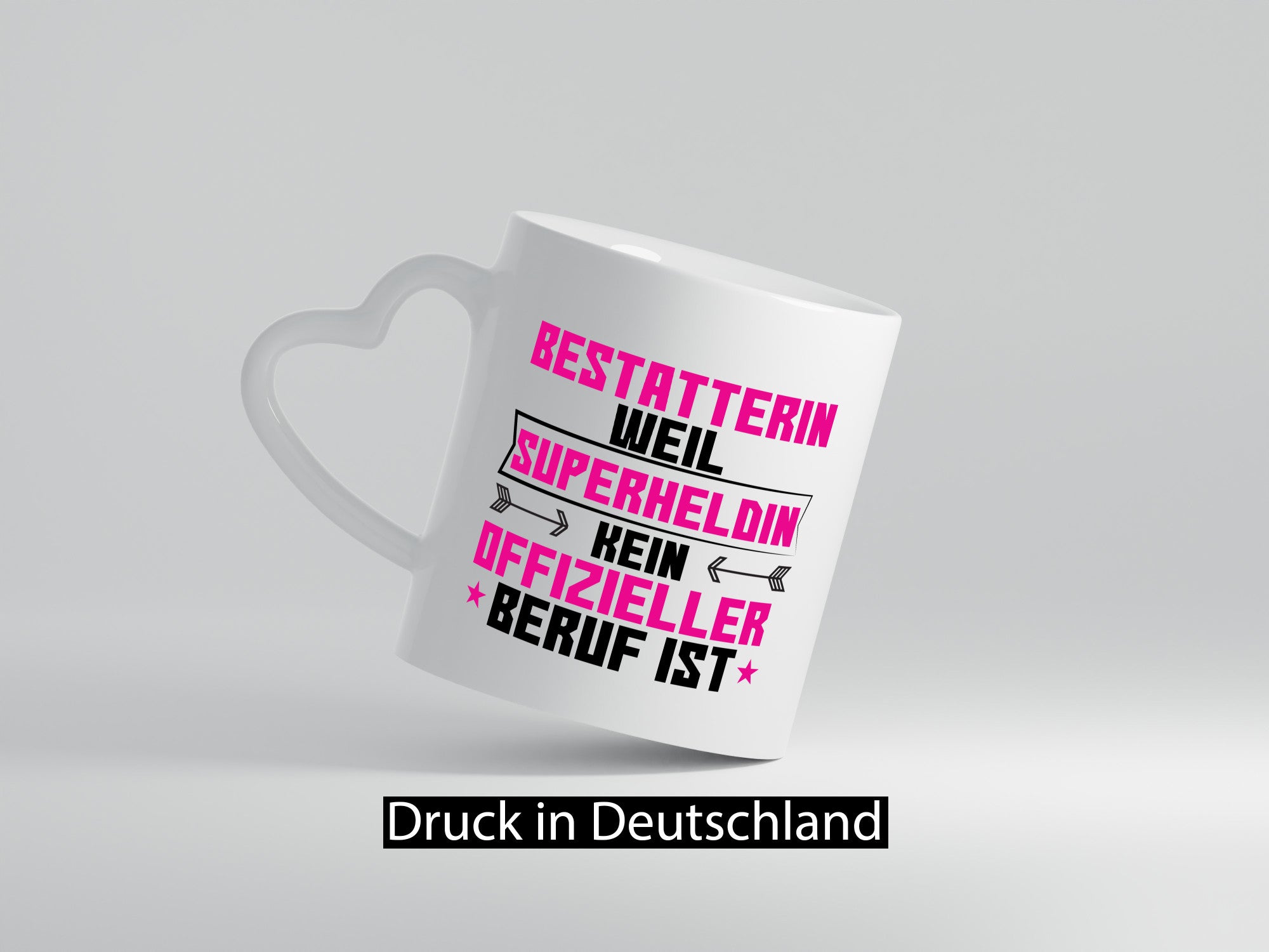 Superheldin Bestatterin | Bestattung Totengräberin lustiger Spruch Geschenk