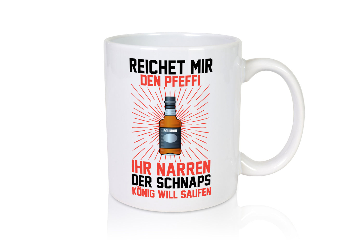 Der schnaps könig will saufen | Pfeffi Party lustiger Spruch Geschenk Humor