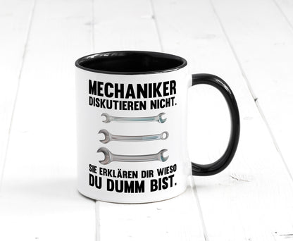 Mechaniker Diskutieren nicht sie erklären nur wieso Geschenkidee Tierliebhaber