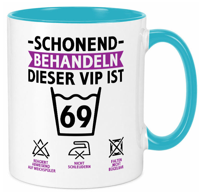 69 Geburtstag | schonend behandeln Jahre v2 Geschenk Geschenkidee lustiger