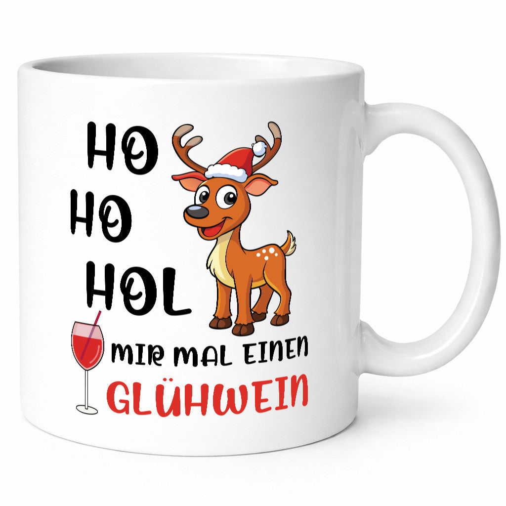 Ho mir einen Glüchwein | Weihnachten Rentier Humor Tierliebhaber Geschenkidee