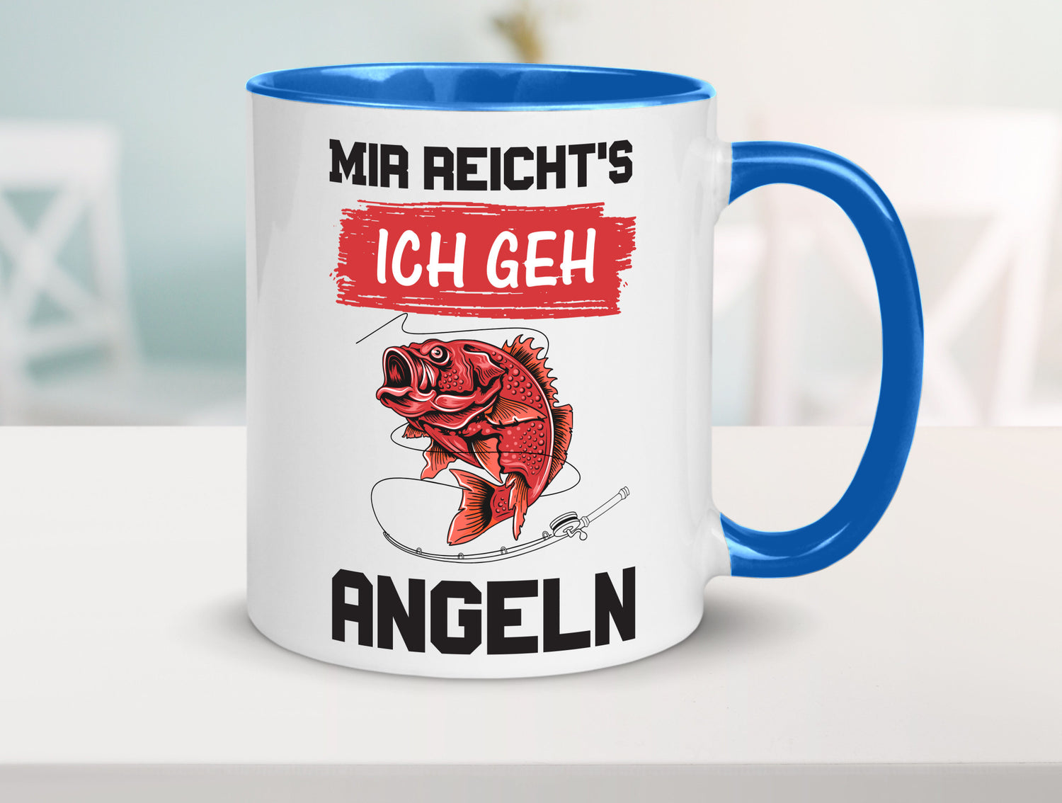 Ich geh angeln | Angler Tasse Fisch Fischer Humor lustig Geschenkidee Geschenk