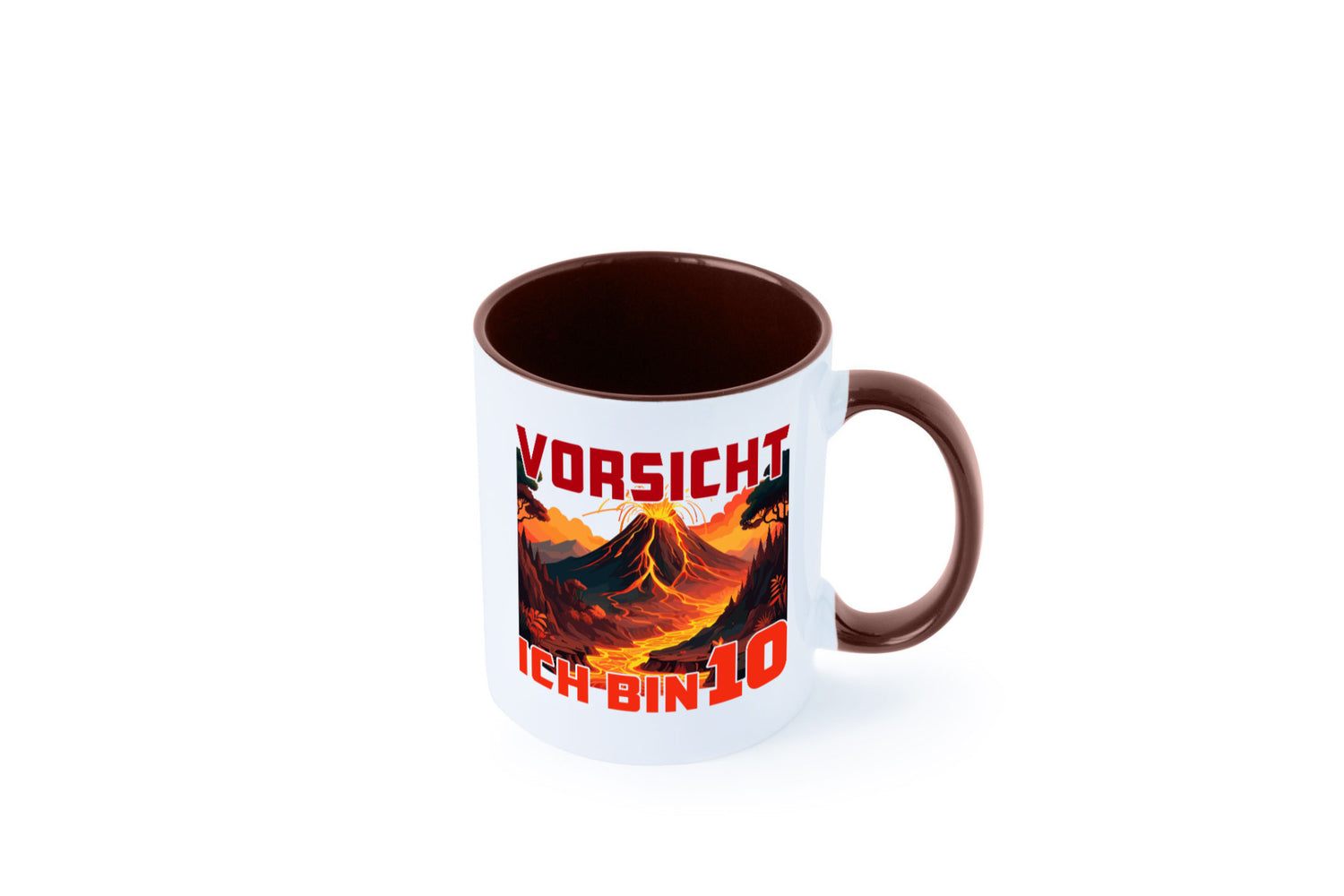10. Geburtstag | 10 Jahre Vulkanausbruch Vulkan Humor Geschenkidee Tasse