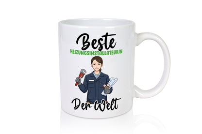 Beste Heizungsinstallateurin | Heizung v2 lustiger Spruch Geschenk Humor