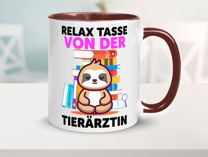 Relax Tasse: Tierärztin | Mediziner Tiermedizin Humor Tierliebhaber