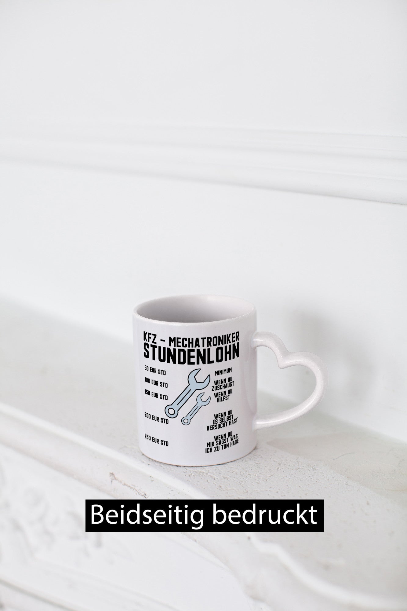 KFZ Mechatroniker | Stundenlohn Automechaniker Spruch Humor Geschenkidee Tasse