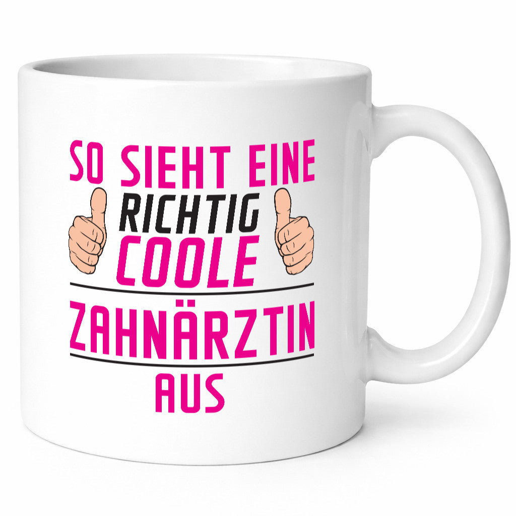 Richtig Coole Zahnärztin | Zahnmedizin Beruf lustiger Spruch Geschenk Arbeit