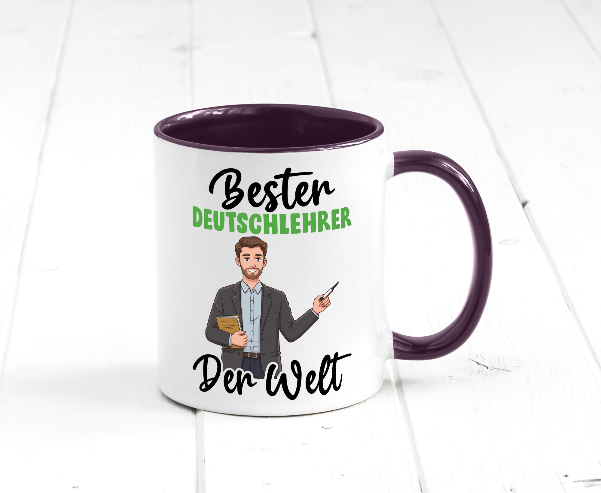 Bester Deutschlehrer | Lehrer Schule v2 lustiger Spruch Geschenk Humor