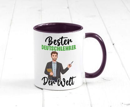 Bester Deutschlehrer | Lehrer Schule v2 lustiger Spruch Geschenk Humor