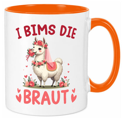 I bims die Braut | Einhorn JGA Hochzeit lustig Humor Geschenkidee Geschenk Tasse
