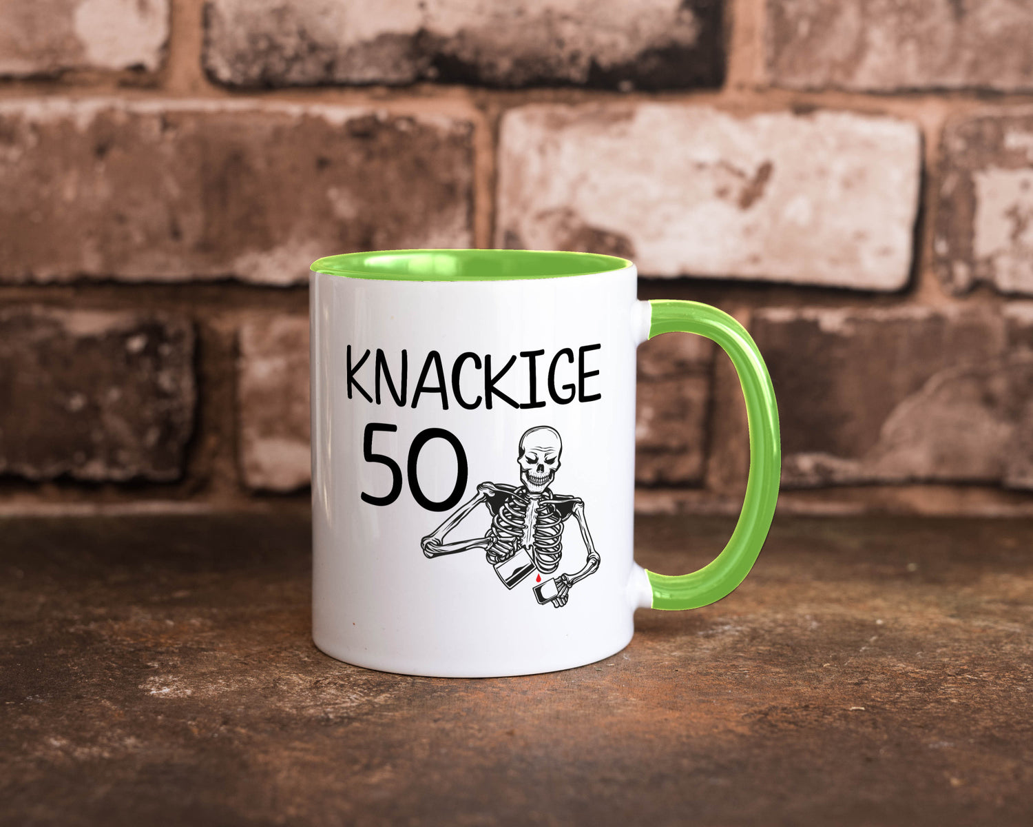 50. Geburtstag | Alt Knackig und Geschenk Geschenkidee lustiger Spruch Tasse