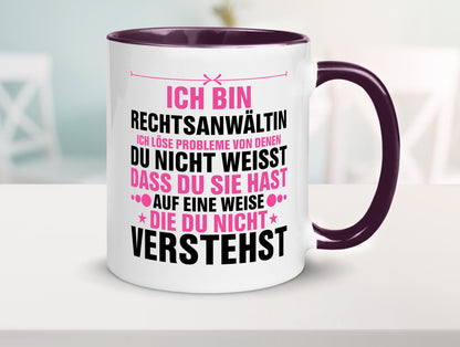 Löse Probleme: Rechtsanwältin | Jurstin Anwältin v2 Geschenk Humor Geschenkidee