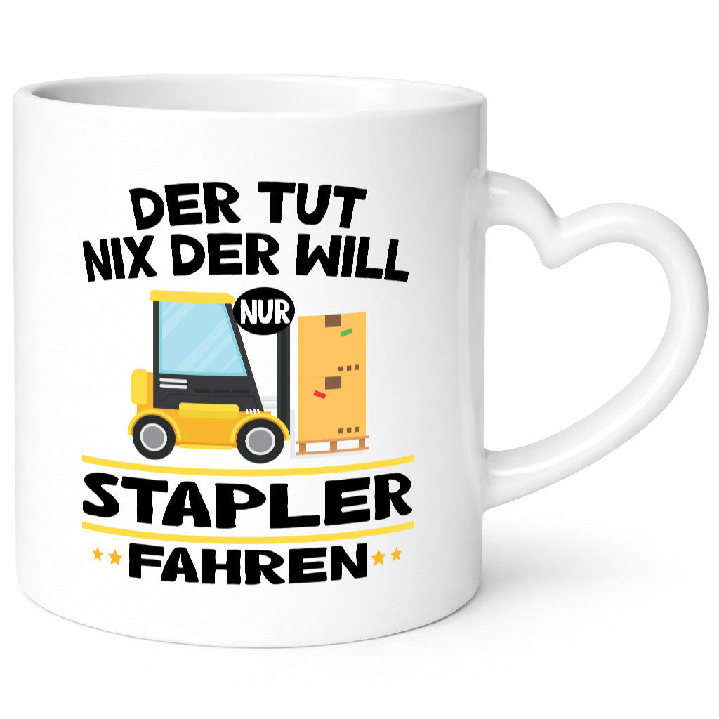 Der tut nix will nur Stapler Fahren | Staplerfahrer lustiger Spruch Geschenk