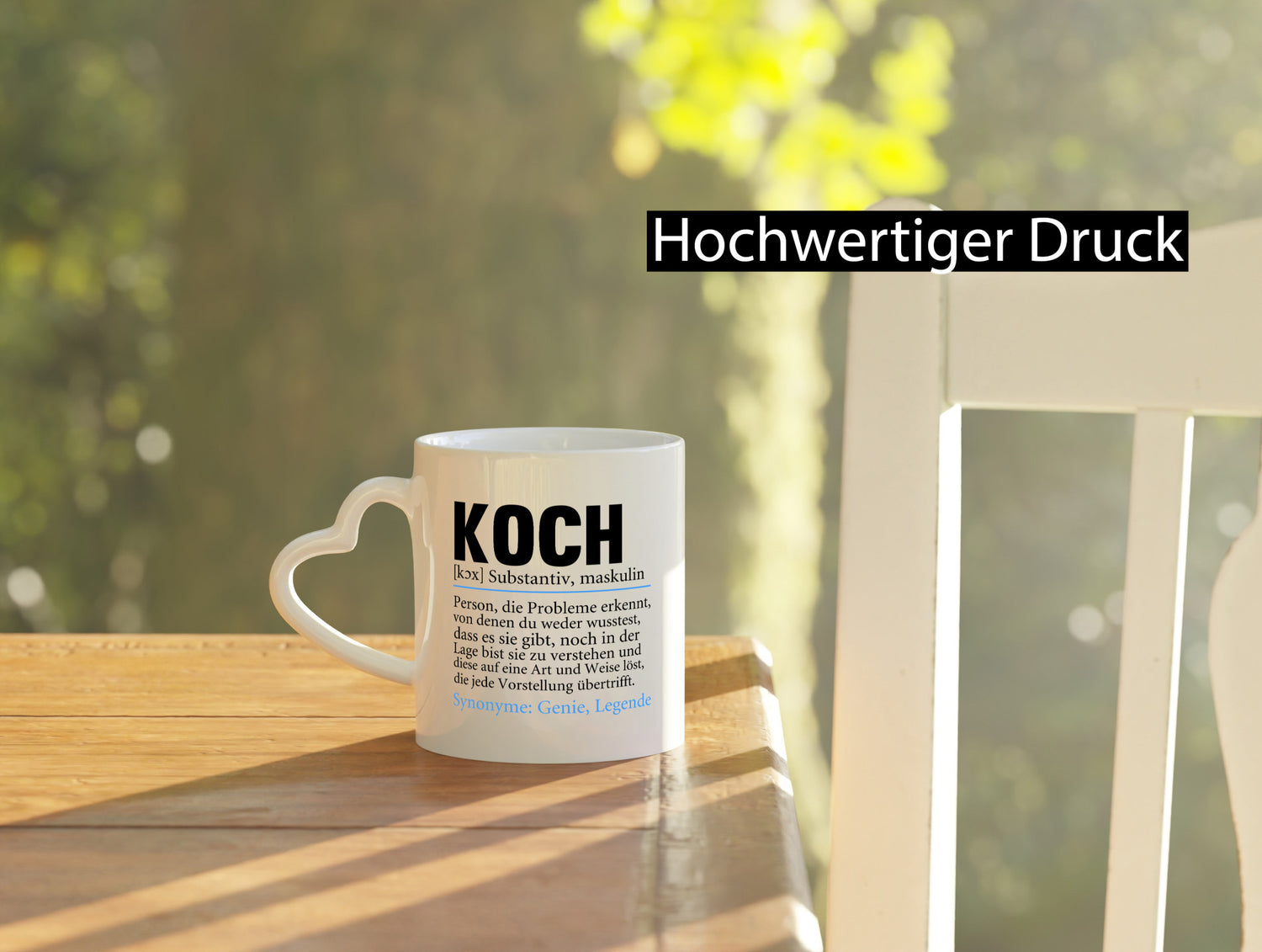 Koch | Spruch Chefkoch Beruf Humor Arbeit Kollegen Büro Geschenkidee Tasse