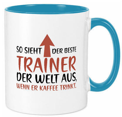So sieht Bester Trainer der Welt aus | Kaffee Humor Geschenkidee Tasse