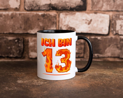 13. Geburtstag | 13 Jahre Drache lustiger Spruch Geschenk Geschenkidee Tasse
