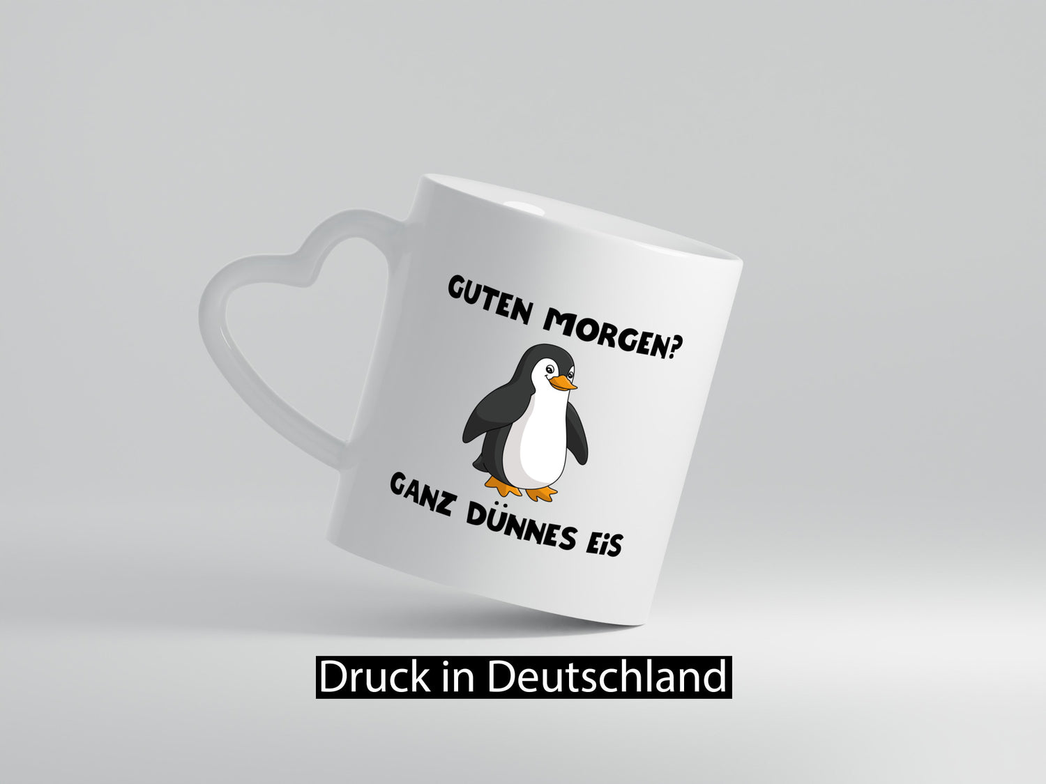 Ganz dünnes Eis | lustig Morgenmuffel Spruch lustiger Geschenk Humor