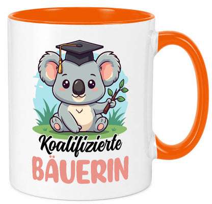 Koalifizierte Bäuerin | Bauernhof Landwirtschaft lustiger Spruch Geschenk Humor