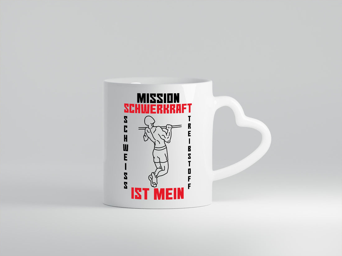 Mission Schwerkraft | Klimmzug Schweiß Bodybuilder Geschenk Humor Geschenkidee