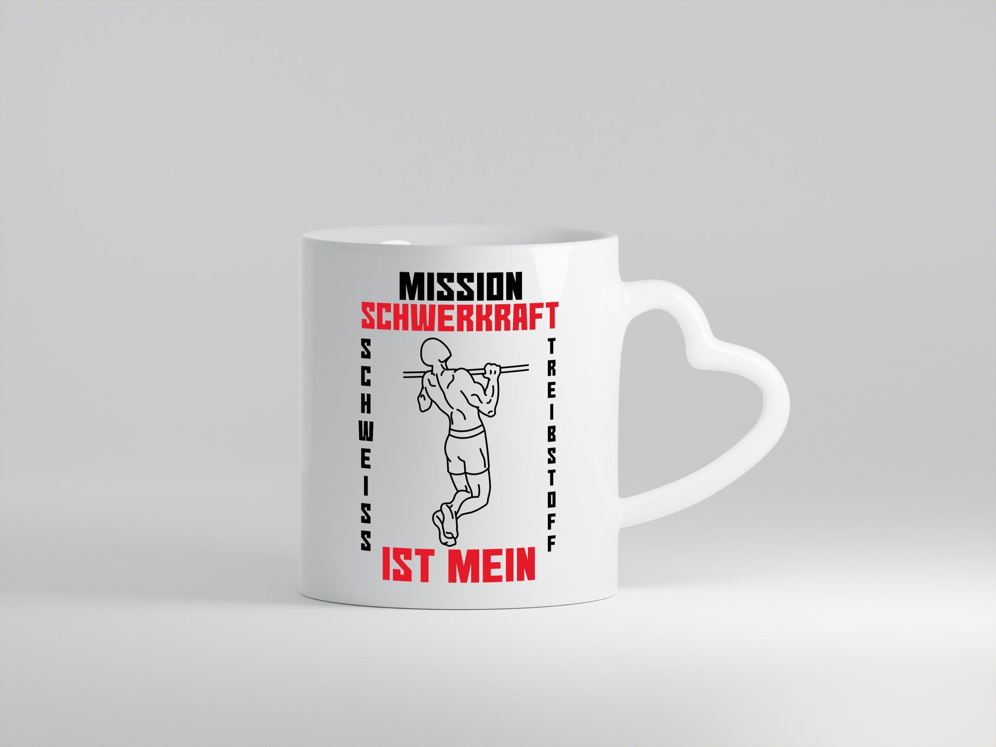 Mission Schwerkraft | Klimmzug Schweiß Bodybuilder Geschenk Humor Geschenkidee