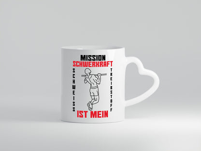 Mission Schwerkraft | Klimmzug Schweiß Bodybuilder Geschenk Humor Geschenkidee