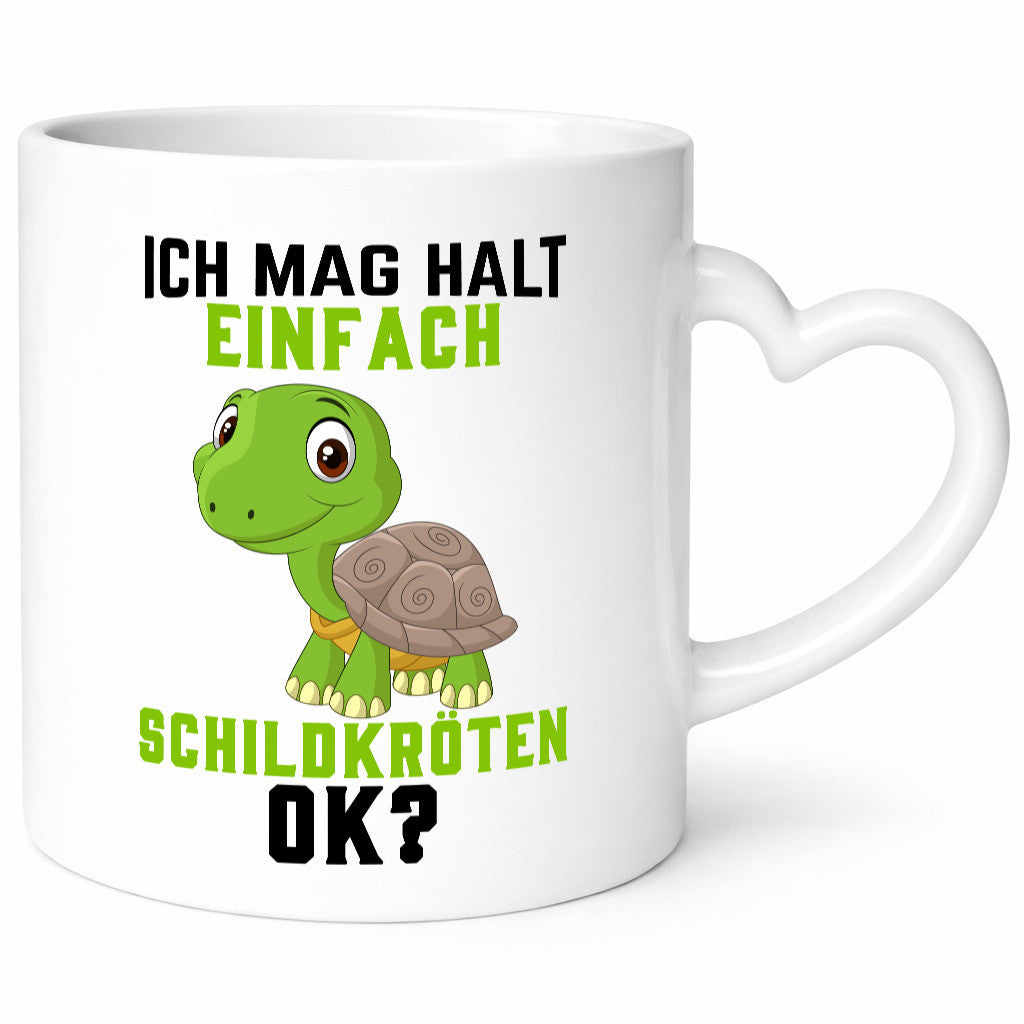 Ich mag halt einfach Schildköten | Schildkröte Geschenkidee Humor Tasse