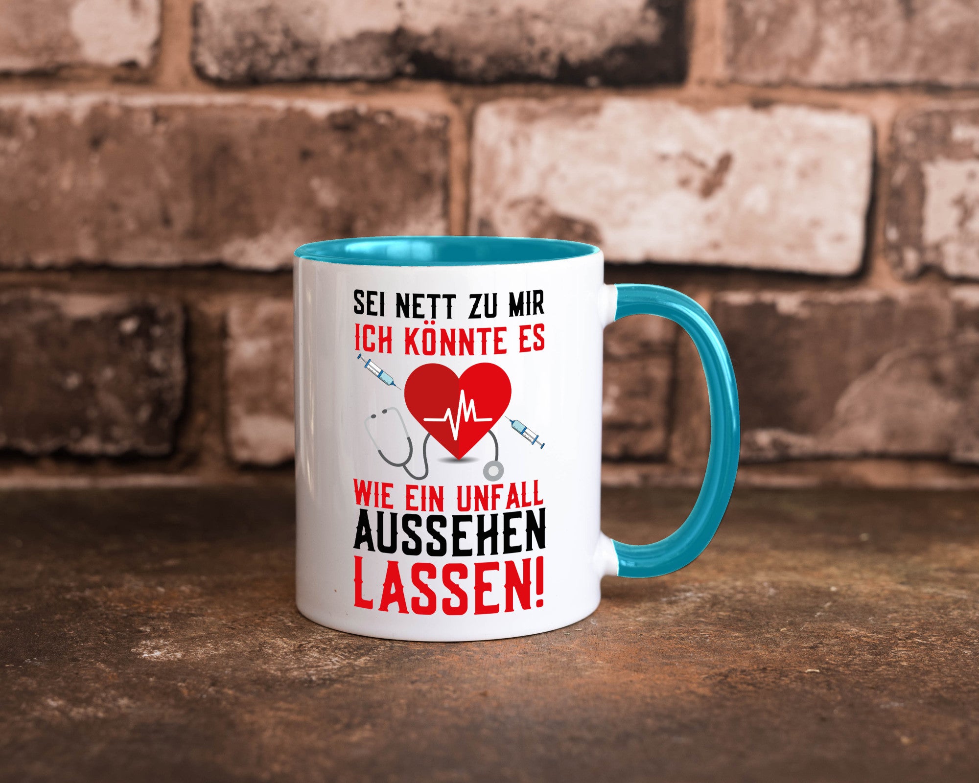Sei nett zu mir | Krankenschwester Arzt Klinik Spritze v2 lustig Humor