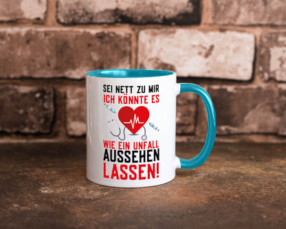 Sei nett zu mir | Krankenschwester Arzt Klinik Spritze v2 lustig Humor